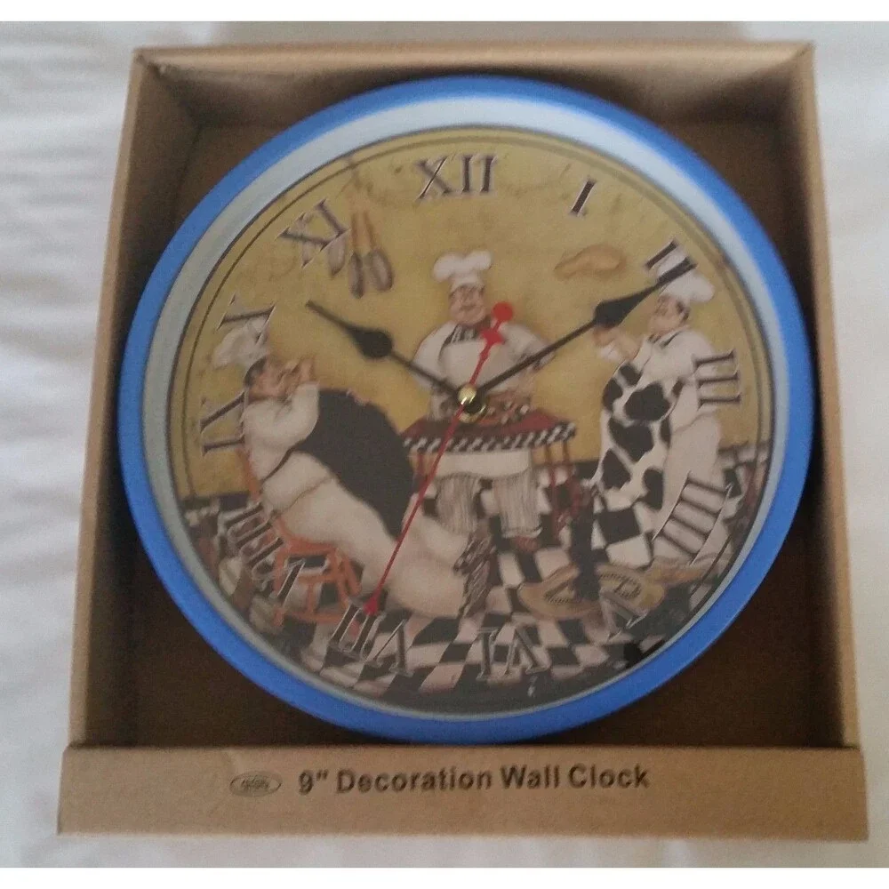 Plastic Wall Clock, (9